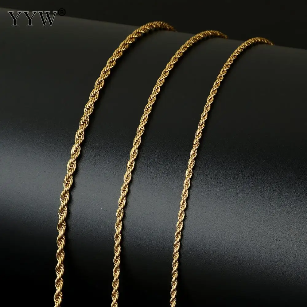 Stainless Steel Necklace Bracelet Chain New Arrival Women Men Gold Color 10m/Spool 3mm 2.2mm 2mm Chains Fashion Jewelry Make2019
Stainless Steel Necklace Bracelet Chain New Arrival Women Men Gold Color 10m/Spool 3mm 2.2mm 2mm Chains Fashion Jewelry Make2019