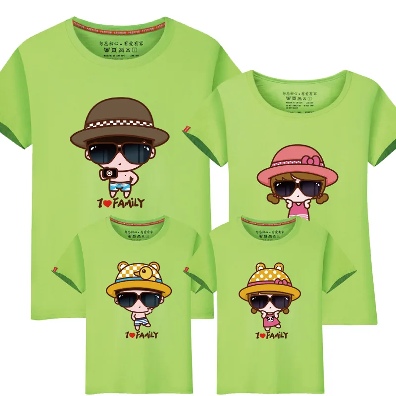 1pcs Fashion matching mother daughter boy clothes T-shirt 9 color For family clothes mother father daughter Son clothes Look
1pcs Fashion matching mother daughter boy clothes T-shirt 9 color For family clothes mother father daughter Son clothes Look