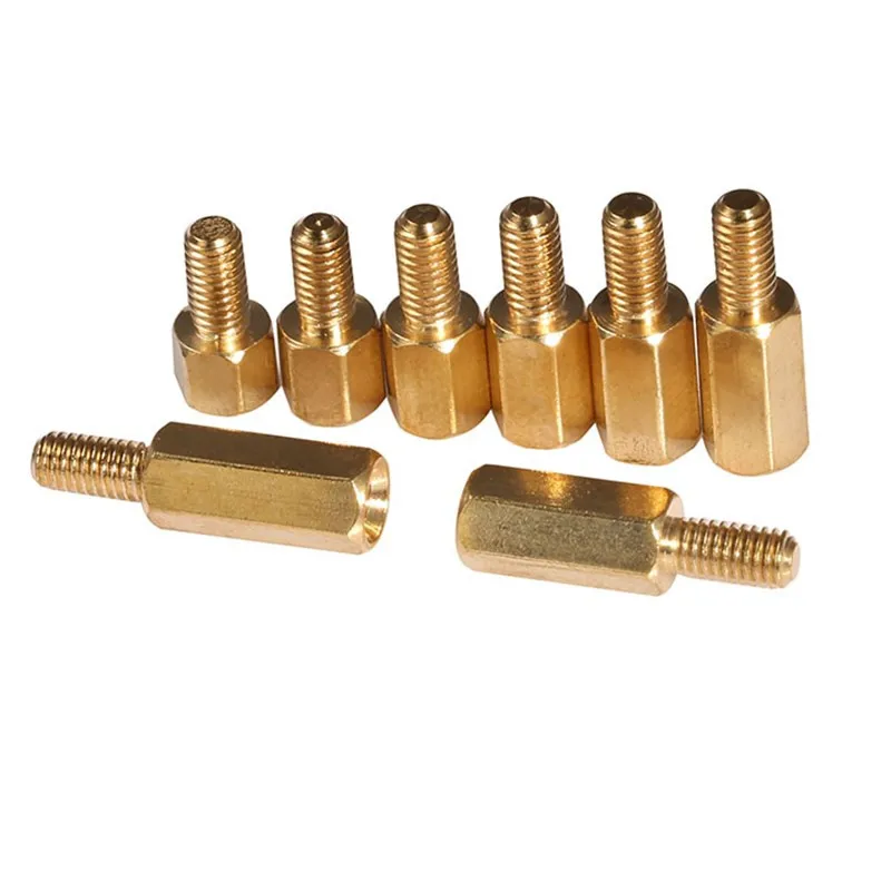 M3x4/5/6/7/8/9/10 100pcs Copper Brass Pillars Standoff Circuit Spacer PCB Board Nut Screws Hex Round Single Cylinder
M3x4/5/6/7/8/9/10 100pcs Copper Brass Pillars Standoff Circuit Spacer PCB Board Nut Screws Hex Round Single Cylinder