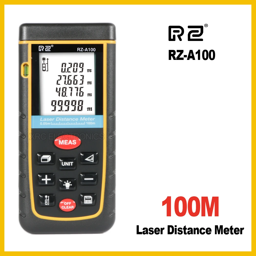 

RZ-A Laser Distance Meter Rangefinder Range Finder 40m 60m 80m 100m Electronic Ruler Digital Tape Measure Area volume Tool