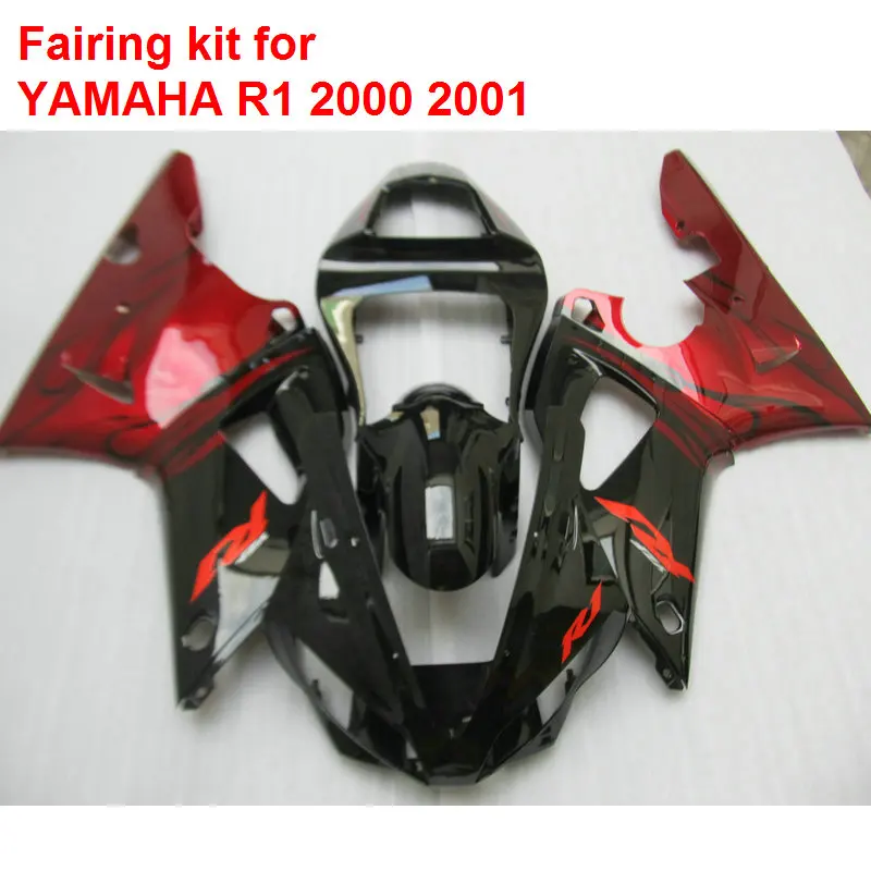 Hot sale fairings for YAMAHA YZF R1 00 01 glossy black red bodywork parts fairing kit R1 2000 2001 MM20
Hot sale fairings for YAMAHA YZF R1 00 01 glossy black red bodywork parts fairing kit R1 2000 2001 MM20