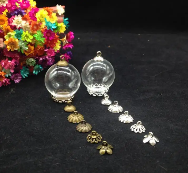 50pcss 25*15mm Clear glass globe bubble 8mm cap set DIY Glass vial pendant necklace diy jewelry glass bottle dome cover charms
50pcss 25*15mm Clear glass globe bubble 8mm cap set DIY Glass vial pendant necklace diy jewelry glass bottle dome cover charms