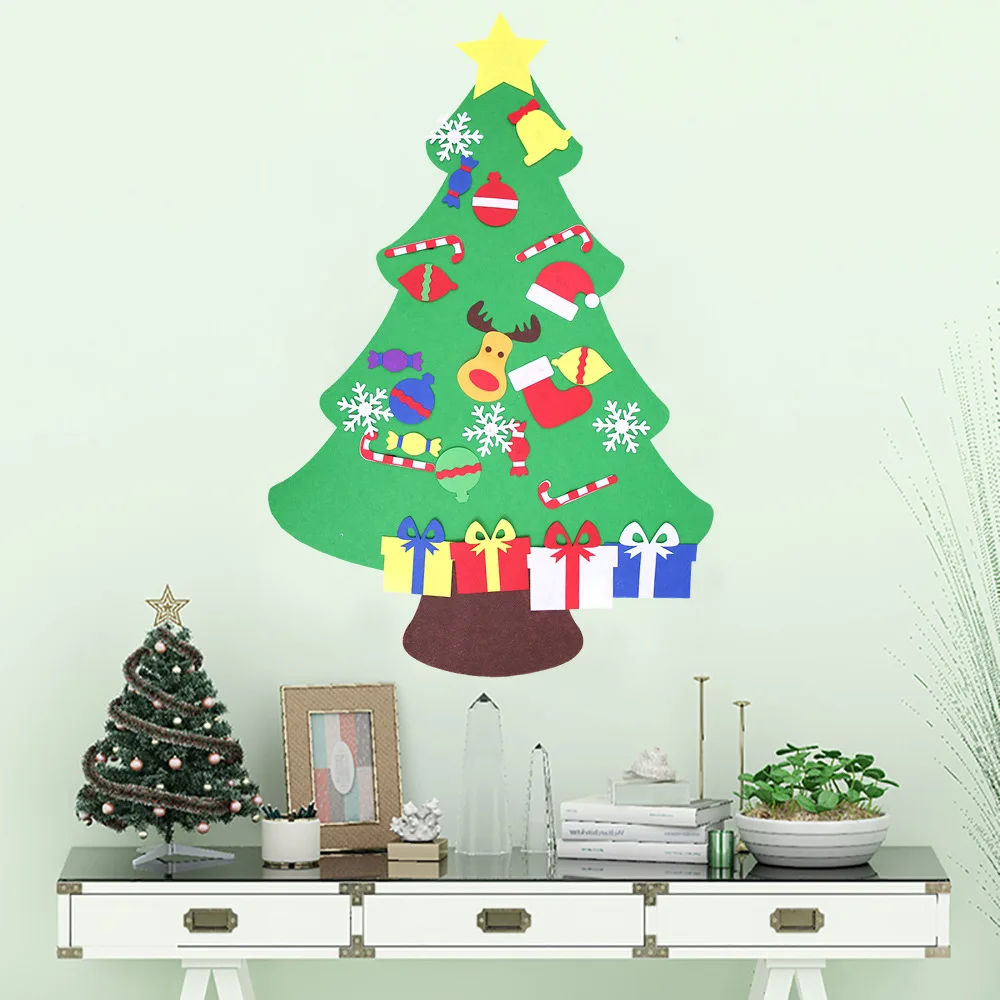 DIY Felt Christmas Tree Pendant Drop Ornaments New Year Gift for Children Kids Xmas Decoration Creative Toy
DIY Felt Christmas Tree Pendant Drop Ornaments New Year Gift for Children Kids Xmas Decoration Creative Toy