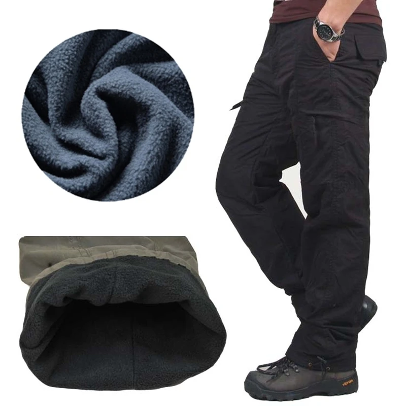 Winter Double Layer Men's Cargo Pants Fleece Warm Thick Baggy Pants Cotton Trousers For Men Male Military Camouflage Tactical
Winter Double Layer Men's Cargo Pants Fleece Warm Thick Baggy Pants Cotton Trousers For Men Male Military Camouflage Tactical