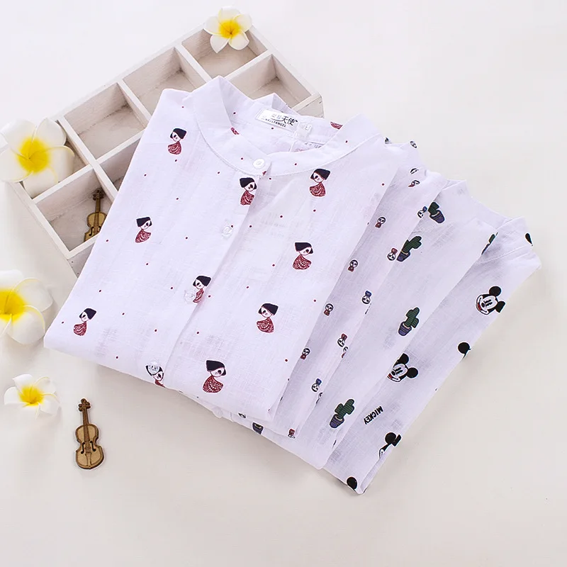 2020 Ladies White Shirt Autumn Fashion Shirt for School Girl Long Sleeve Women office Wear Print Loose Plus Size XL Tops Blouse
2020 Ladies White Shirt Autumn Fashion Shirt for School Girl Long Sleeve Women office Wear Print Loose Plus Size XL Tops Blouse