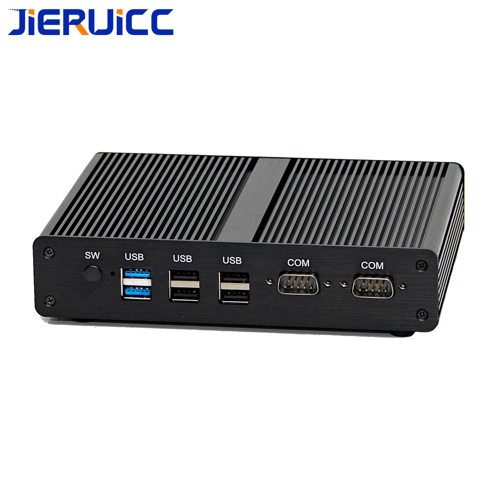 Четырехъядерный процессор Intel NUC Celeron J1900 dual lan com rs232 mini pc 2 gigabit 1000 Мбит/с
