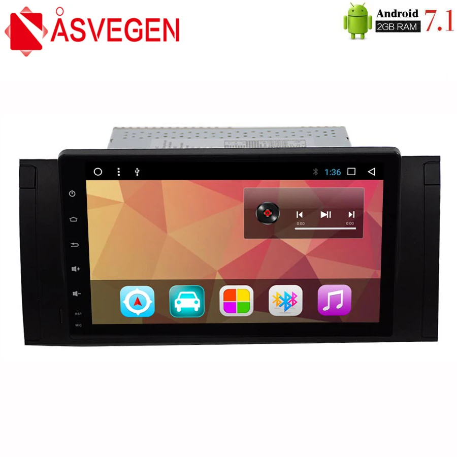 Автомагнитола Asvegen 9 ''на Android 7,1 с DVD-плеером, четырехъядерным процессором, ОЗУ 2 Гб, ПЗУ 32 ГБ, для BMW E39 E53 X5
Автомагнитола Asvegen 9 ''на Android 7,1 с DVD-плеером, четырехъядерным процессором, ОЗУ 2 Гб, ПЗУ 32 ГБ, для BMW E39 E53 X5