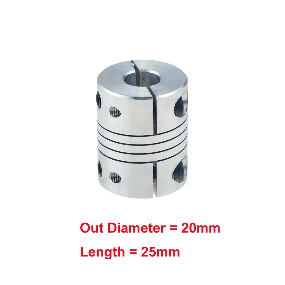 1pc D20L25 CNC Motor Jaw Shaft Coupler clamp Flexible Coupling OD 20x25mm wholesale Dropshipping 4mm 5mm 6mm 6.35mm 8mm
1pc D20L25 CNC Motor Jaw Shaft Coupler clamp Flexible Coupling OD 20x25mm wholesale Dropshipping 4mm 5mm 6mm 6.35mm 8mm
