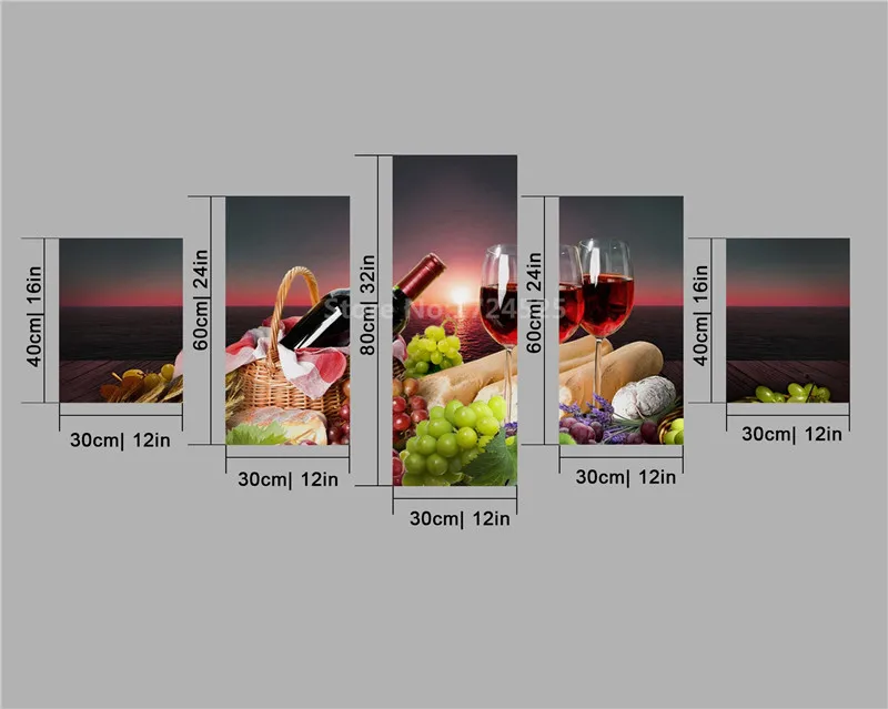 CLSTROSE 5 Pieces Red Wine Pictures Print Fruit Grape Posters Wall Art Home Decor For Living Room Painting On The Wall Pictures
CLSTROSE 5 Pieces Red Wine Pictures Print Fruit Grape Posters Wall Art Home Decor For Living Room Painting On The Wall Pictures