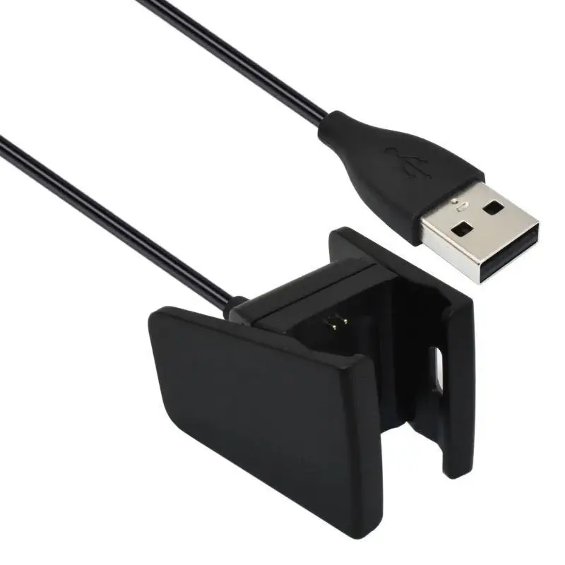 Replacement USB Charger Charging Cable Cradle Dock Adapter for Fitbit Charge 2 Heart Rate + Fitness Wristband, BLACK
Replacement USB Charger Charging Cable Cradle Dock Adapter for Fitbit Charge 2 Heart Rate + Fitness Wristband, BLACK