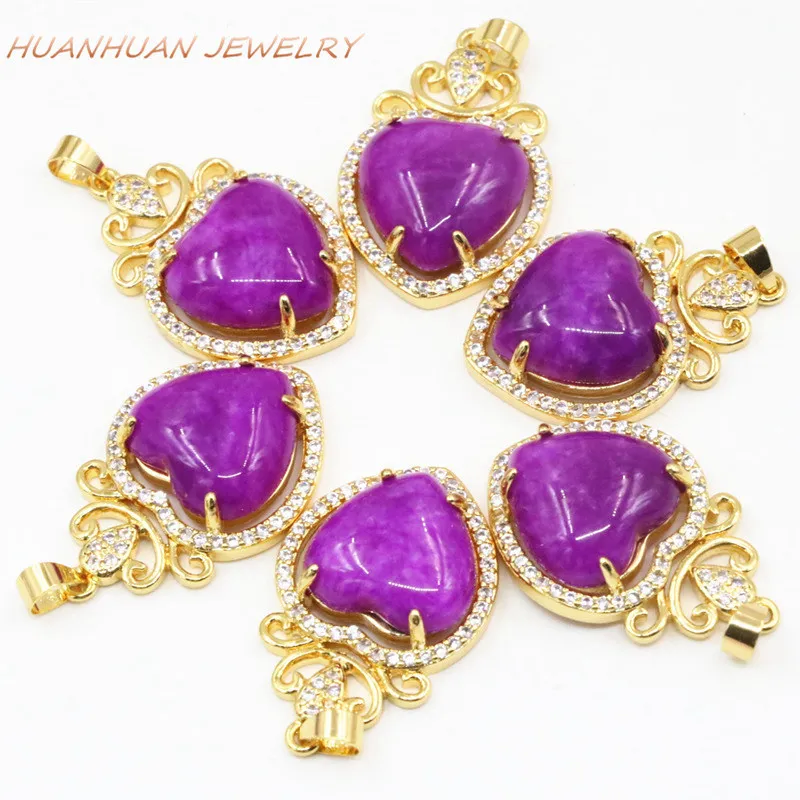 19x29mm Heart Necklaces & Pendant For Women Zircon Natural Stone Jades Charms Gold-color Stainless Steel Pendants Jewelry B3329
19x29mm Heart Necklaces & Pendant For Women Zircon Natural Stone Jades Charms Gold-color Stainless Steel Pendants Jewelry B3329