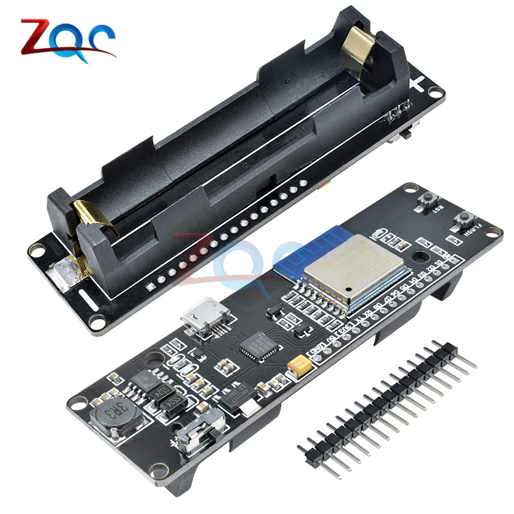 Для WeMos D1 ESP WROOM 02 материнская плата ESP8266 Мини WiFi Nodemcu модуль 18650 батарея с микро usb