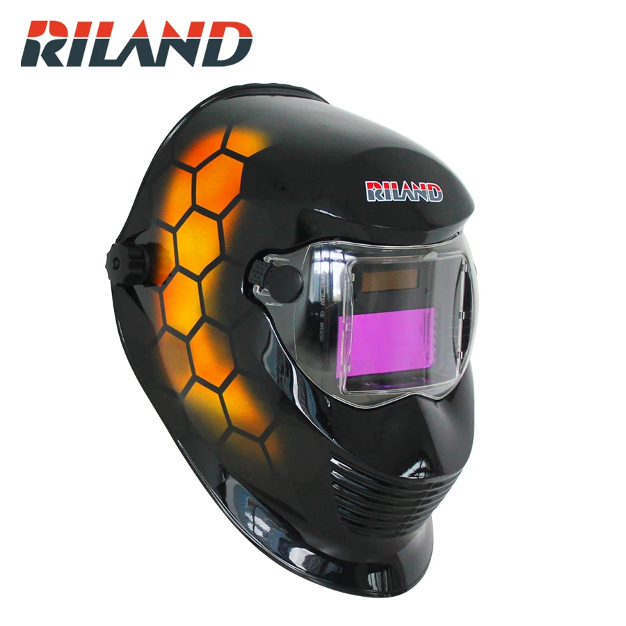 Сварочная маска RILAND X902T, шлем для сварки TIG MIG, с автоматическим затемнением, на солнечной батарее
Сварочная маска RILAND X902T, шлем для сварки TIG MIG, с автоматическим затемнением, на солнечной батарее