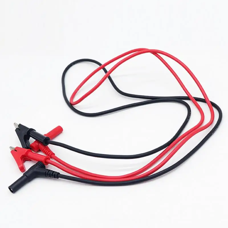 2 Pcs Alligator Clips Electrical DIY Test Leads Alligator Double-ended Crocodile Clip Roach Test Jumper Cable For Multimeter
2 Pcs Alligator Clips Electrical DIY Test Leads Alligator Double-ended Crocodile Clip Roach Test Jumper Cable For Multimeter