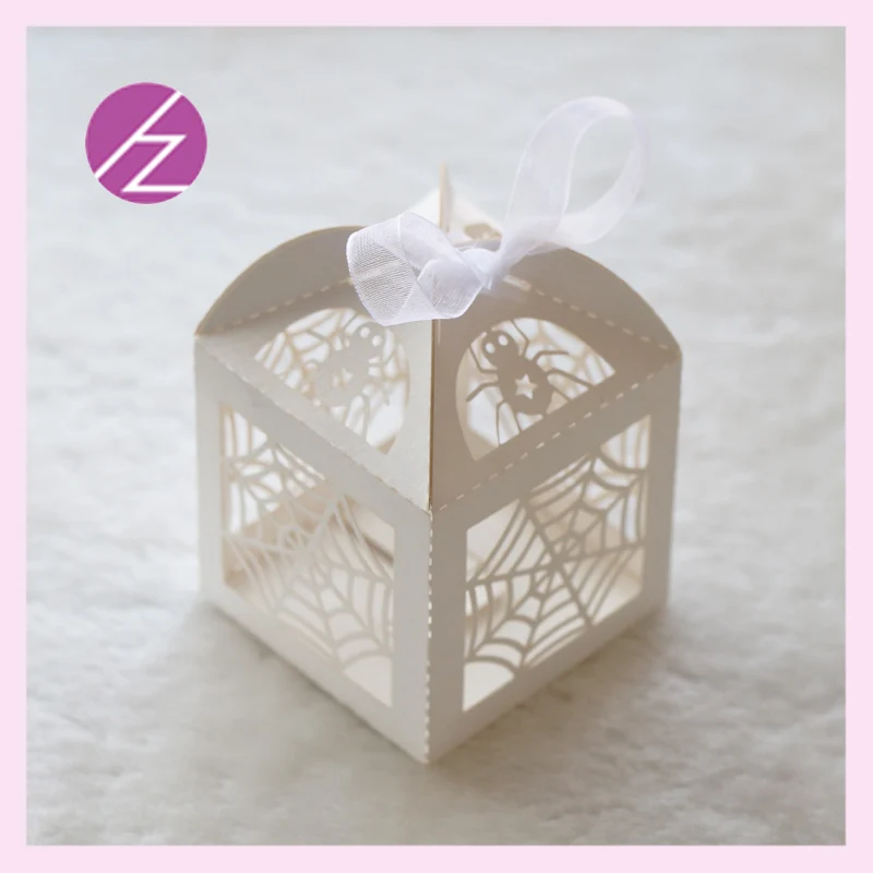 100pcs Free Ribbon Laser Cut Halloween Theme Spider Web pattern Decorations Box Candy Gift Box Birthday Party Favor
100pcs Free Ribbon Laser Cut Halloween Theme Spider Web pattern Decorations Box Candy Gift Box Birthday Party Favor