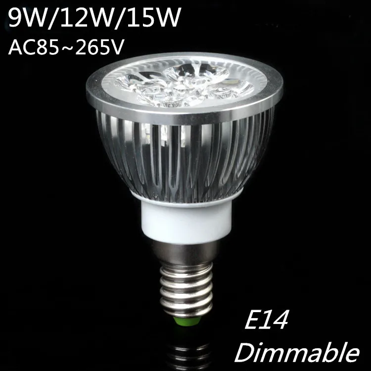 CREE E14 GU10 Светодиодная лампа 220 В 110 9 Вт 12 15 лампа-прожектор Теплый Холодный