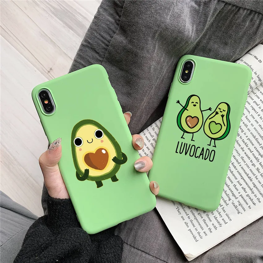Милый чехол Luvocado для iPhone X 7 Plus XS 10 силиконовый 6S 8 6 Max чехлы|Бамперы| |