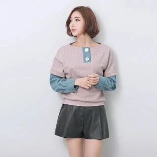 New Fashion Female plus size women Longsleeve O-neck hoodie. Split joint. Big button ornament. Student dress BK05
New Fashion Female plus size women Longsleeve O-neck hoodie. Split joint. Big button ornament. Student dress BK05