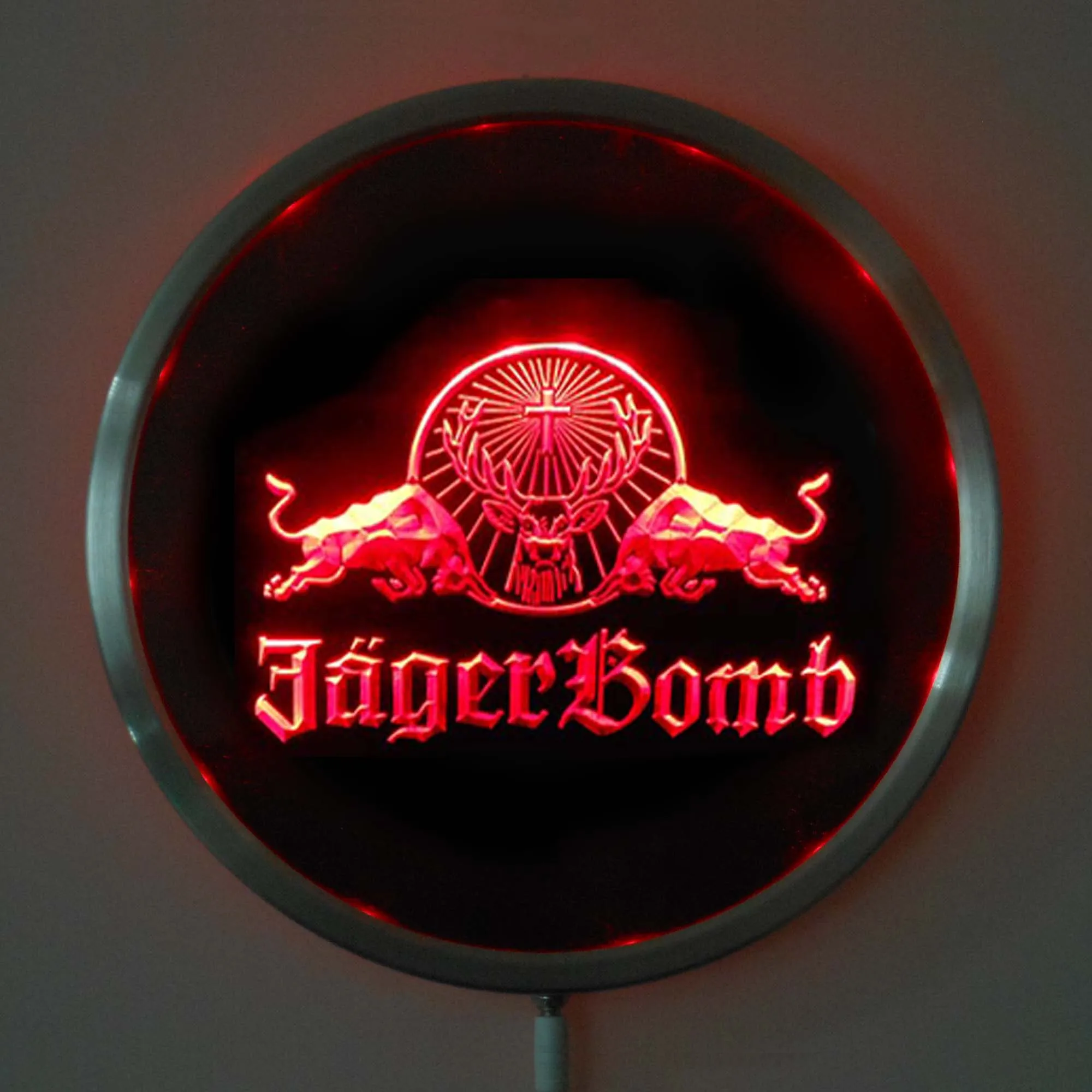 Rs-a0233 Jagermeister Jager Bomb Bull светодиодные неоновые круглые вывески 25 см/10 дюймов-RGB вывеска для бара многоцветный пульт дистанционного беспроводно...
Rs-a0233 Jagermeister Jager Bomb Bull светодиодные неоновые круглые вывески 25 см/10 дюймов-RGB вывеска для бара многоцветный пульт дистанционного беспроводно...
