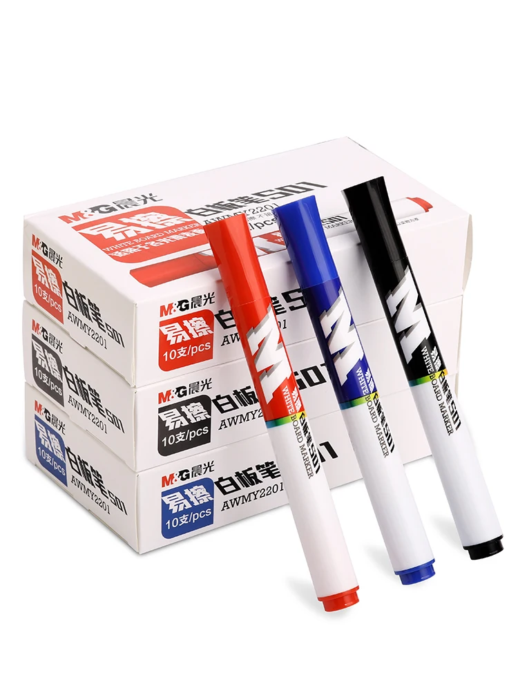 10/20PCS M&G AWMY2201 Whiteboard Pen Black Erasable Non-toxic Color Whiteboard Pen
10/20PCS M&G AWMY2201 Whiteboard Pen Black Erasable Non-toxic Color Whiteboard Pen