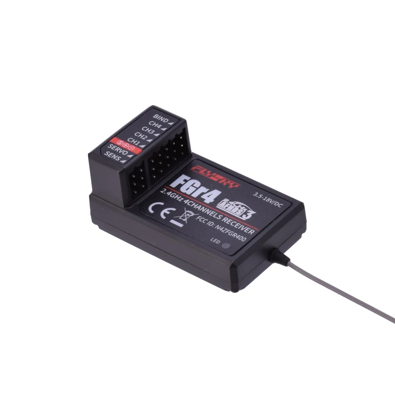 Flysky FGR4 FS-FGR4 Receiver 4CH 2.4G Can Be PPM/IBUS Output for FS-FG4 Transmitter | Игрушки и хобби