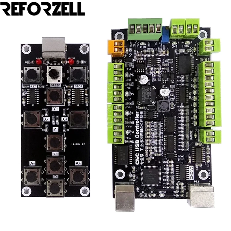 New professional grade industry standard design USB CNC Controller and HandleWheel
New professional grade industry standard design USB CNC Controller and HandleWheel