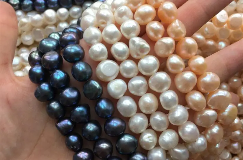 Genuine Natural Pearl 9mm black colors white pink baroque freshwater pearl loose beads DIY gift one strands Hole Approx 1mm
Genuine Natural Pearl 9mm black colors white pink baroque freshwater pearl loose beads DIY gift one strands Hole Approx 1mm