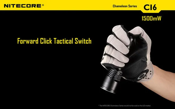 Nitecore Хамелеон светодиодный тактический фонарь инфра красный белый 440 люмен Ci6