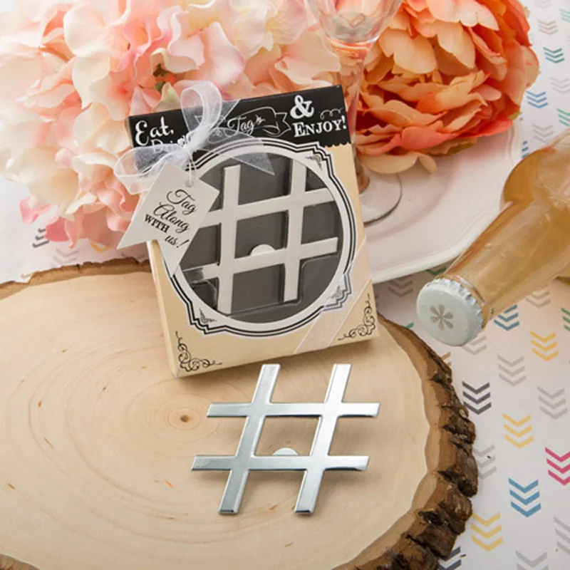 50pcs/Lot Kitchen and Bar Supplies Hashtag Love Silver Metal Bottle Opener Wedding and Bridal Shower Favors FREE SHIPPING
50pcs/Lot Kitchen and Bar Supplies Hashtag Love Silver Metal Bottle Opener Wedding and Bridal Shower Favors FREE SHIPPING