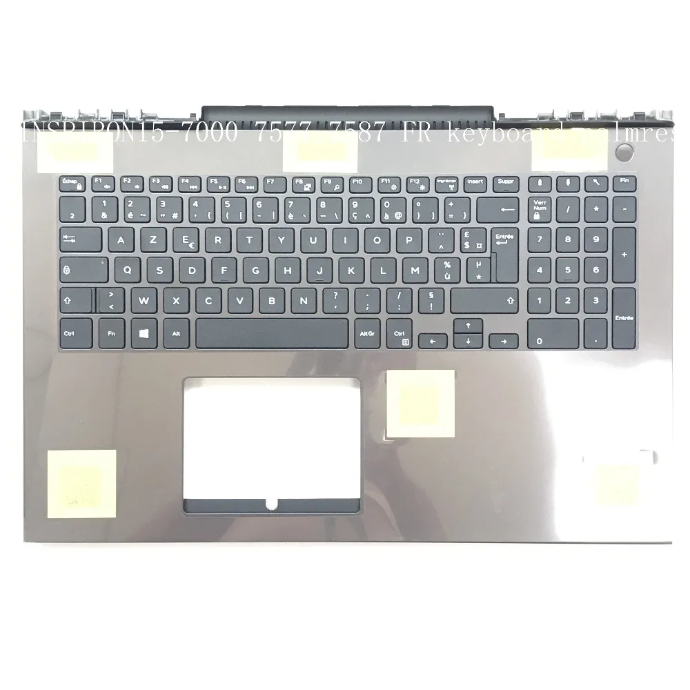 Brand new original laptop FR keyboard for DELL INSPIRON15-7000 7577 7587 palmrest assembly /w FR keyboard
Brand new original laptop FR keyboard for DELL INSPIRON15-7000 7577 7587 palmrest assembly /w FR keyboard