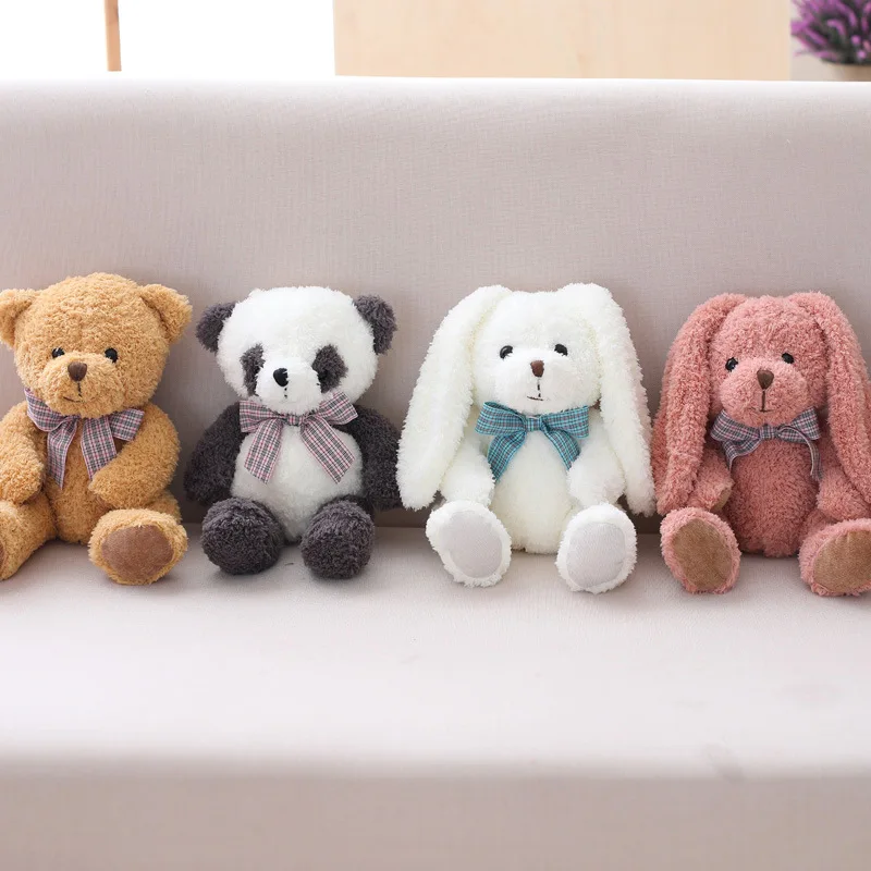 Cute Cartoon Bear Rabbit Plush Toys Stuffed Animal Panda Monkey Plush Doll Toy Children Toys Girls Birthday Gift
Cute Cartoon Bear Rabbit Plush Toys Stuffed Animal Panda Monkey Plush Doll Toy Children Toys Girls Birthday Gift
