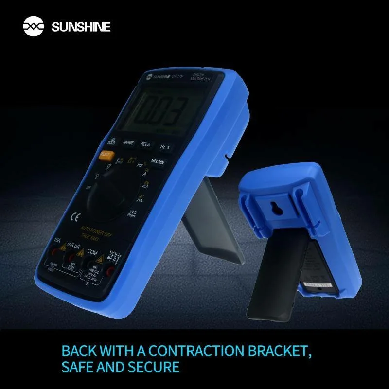 Jyrkior Auto Range Auto Power Off Multimeter With Temperature Test Digital Multimeter Backlight AC/DC Ammeter Voltmeter
Jyrkior Auto Range Auto Power Off Multimeter With Temperature Test Digital Multimeter Backlight AC/DC Ammeter Voltmeter