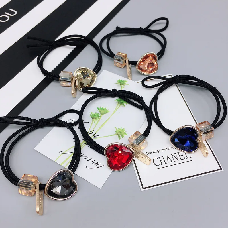 MuHan Korean Lovely Heart Crystal Elastic Hair Bands For Girls Ponytail Holder Headband Scrunchy Kids Hair Accessories For Women
MuHan Korean Lovely Heart Crystal Elastic Hair Bands For Girls Ponytail Holder Headband Scrunchy Kids Hair Accessories For Women
