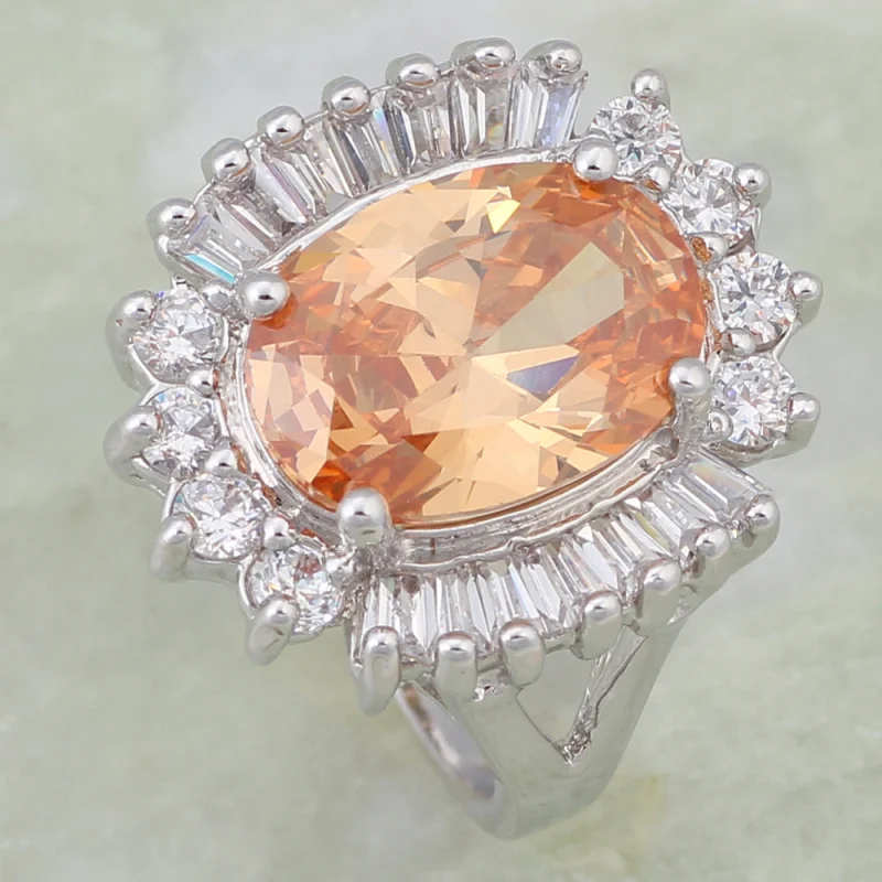 Champagne crystal female Party ring White gold Rings for women gift fashion jewelry size 6.5 7 7.5 8 9 AJR028
Champagne crystal female Party ring White gold Rings for women gift fashion jewelry size 6.5 7 7.5 8 9 AJR028