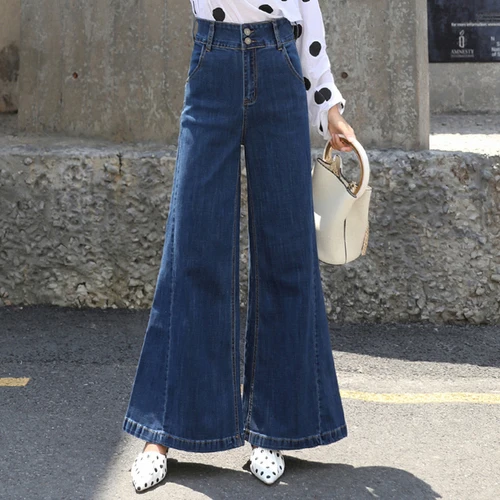 Fashion High Waist Flare Jeans Women Bell Bottom Denim Ladies Skinny Jeans Retro Female Wide Leg Pants Trousers Flare Pants
Fashion High Waist Flare Jeans Women Bell Bottom Denim Ladies Skinny Jeans Retro Female Wide Leg Pants Trousers Flare Pants