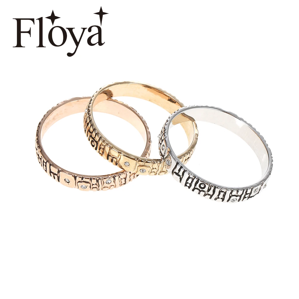 Floya Geometric Interchangeable Filled Rings Copper Material Women Stainless Steel Base Accessories Combination Ring Bague Acier
Floya Geometric Interchangeable Filled Rings Copper Material Women Stainless Steel Base Accessories Combination Ring Bague Acier