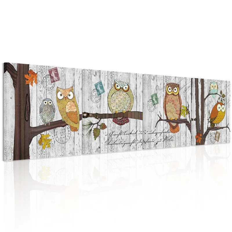 Wall Art Canvas Paintings print Wall Decorations for Living Room Home Lovely Owl 4 Panels Artwork Giclee Wall Artwork Home Decor
Wall Art Canvas Paintings print Wall Decorations for Living Room Home Lovely Owl 4 Panels Artwork Giclee Wall Artwork Home Decor