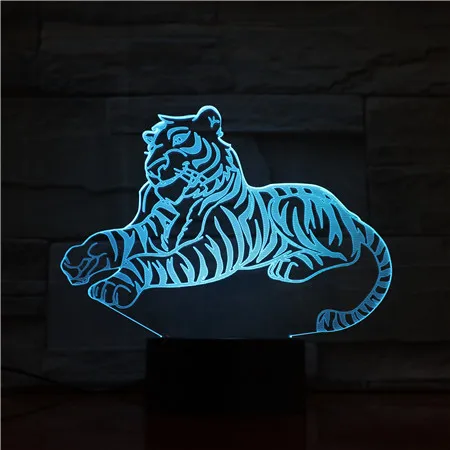 Remote 3D LED Night Lights Tiger with 7 Colors Light for Home Decoration Lamp Amazing Visualization Optical Lamp Gifts New Gift
Remote 3D LED Night Lights Tiger with 7 Colors Light for Home Decoration Lamp Amazing Visualization Optical Lamp Gifts New Gift