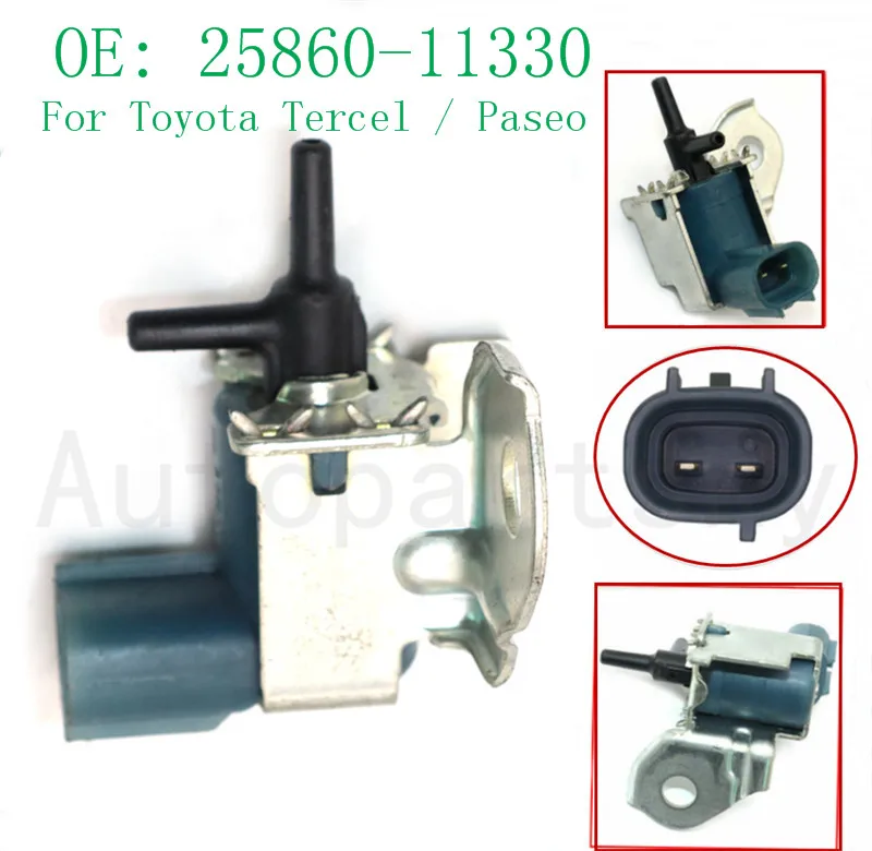 Free Shipping 25860-11330 2586011330 25860 11330 New Emission Vacuum Valve VSV Solenoid For Toyota Tercel / Paseo 95-96 1.5L L4
Free Shipping 25860-11330 2586011330 25860 11330 New Emission Vacuum Valve VSV Solenoid For Toyota Tercel / Paseo 95-96 1.5L L4