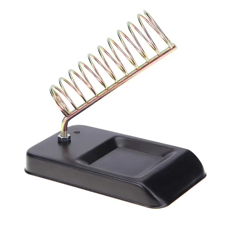 Electric Soldering Iron Stand Holder Pads Generic High Temperature Resistance Metal Iron Solid Metal Base Soldering Bracket
Electric Soldering Iron Stand Holder Pads Generic High Temperature Resistance Metal Iron Solid Metal Base Soldering Bracket