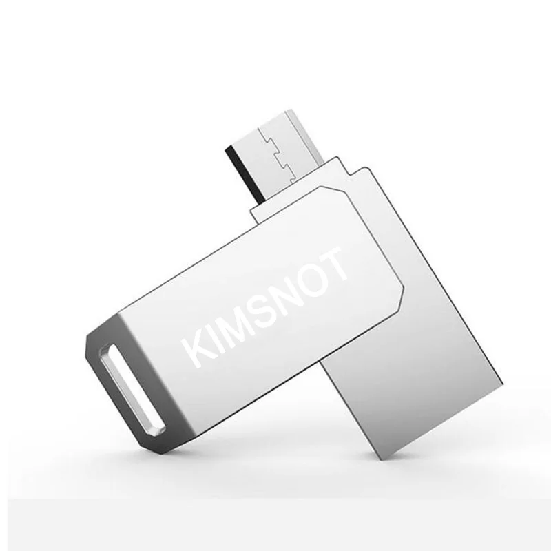 Kimsnot OTG USB флэш накопитель 64 ГБ 32 16 8 Micro металлический мини высокоскоростной Флэш