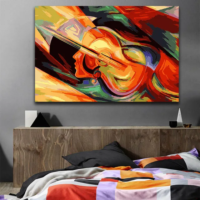 DIY colorings pictures by numbers with colors abstract guitar violin picture drawing painting framed Home
DIY colorings pictures by numbers with colors abstract guitar violin picture drawing painting framed Home