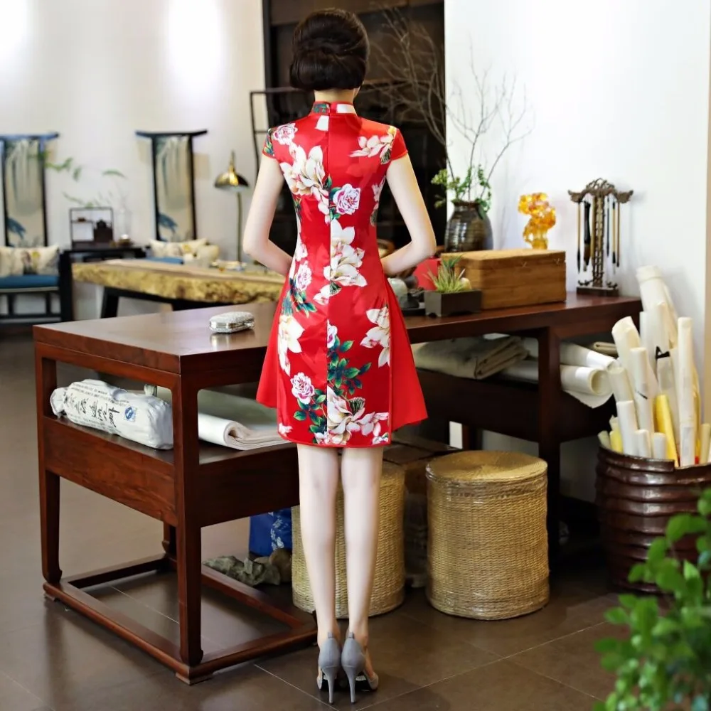 New Arrival Chinese Womens Mini Cheongsam Fashion Short Style Summer Slim Qipao Rayon Dress Vestido Size S M L XL XXL XXXL 72935
New Arrival Chinese Womens Mini Cheongsam Fashion Short Style Summer Slim Qipao Rayon Dress Vestido Size S M L XL XXL XXXL 72935