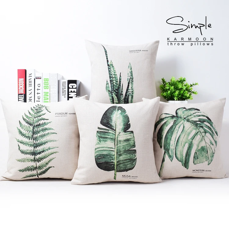 City contracted greenery watercolor leaves cotton pillowcase cushion for leaning on of 43 * 43 No Inner
City contracted greenery watercolor leaves cotton pillowcase cushion for leaning on of 43 * 43 No Inner