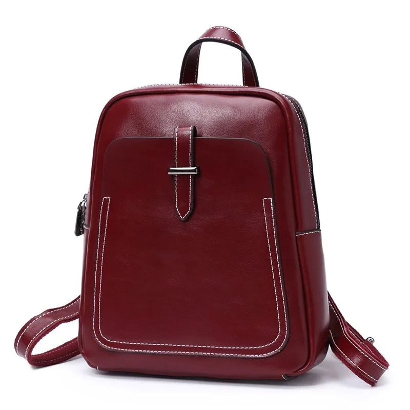 Luxury Brand Cow Genuine Leather Women Backpacks New Fashion Female Real Natural Leather Ladies Girl Student Casual Backpack
Luxury Brand Cow Genuine Leather Women Backpacks New Fashion Female Real Natural Leather Ladies Girl Student Casual Backpack