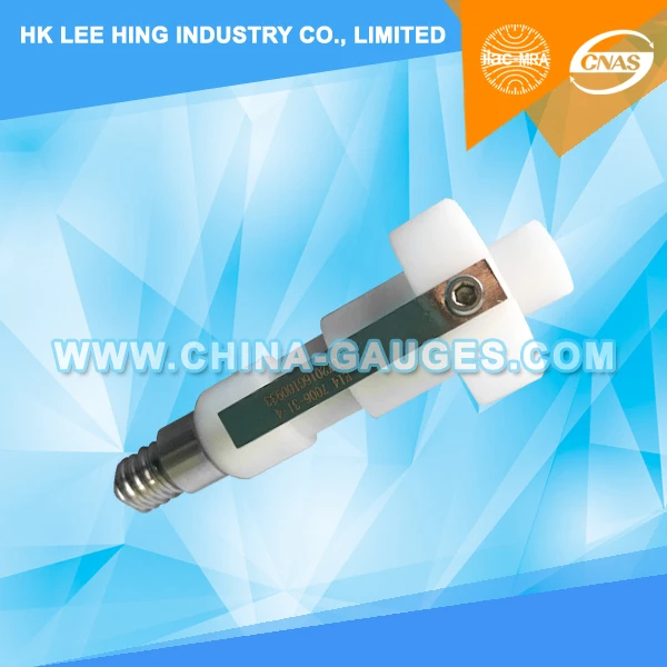E14 Gauge for Tesing Contact-Making and Protection Against Accidental Contact During Insertion of Lamps in Lampholders 7006-31-4
E14 Gauge for Tesing Contact-Making and Protection Against Accidental Contact During Insertion of Lamps in Lampholders 7006-31-4