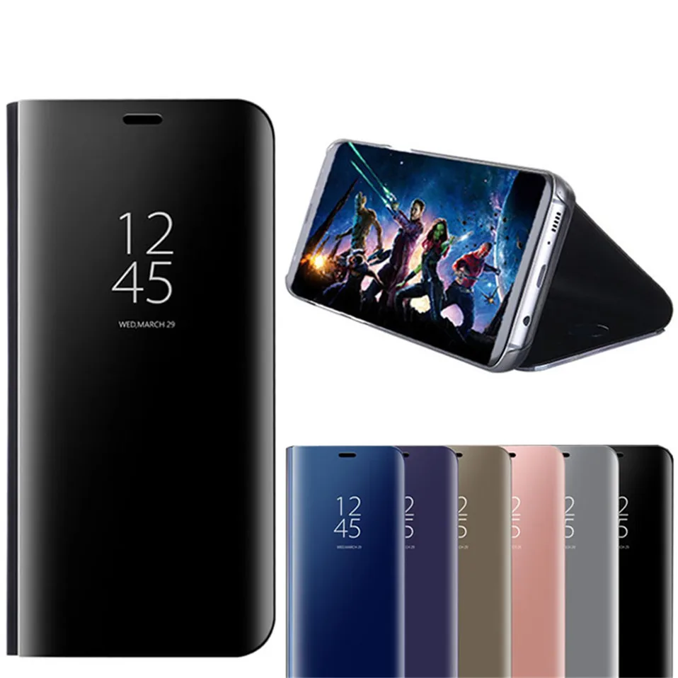Умный флип-чехол Mi A2 с зеркальной подставкой для Xiaomi mi чехол прозрачным покрытием