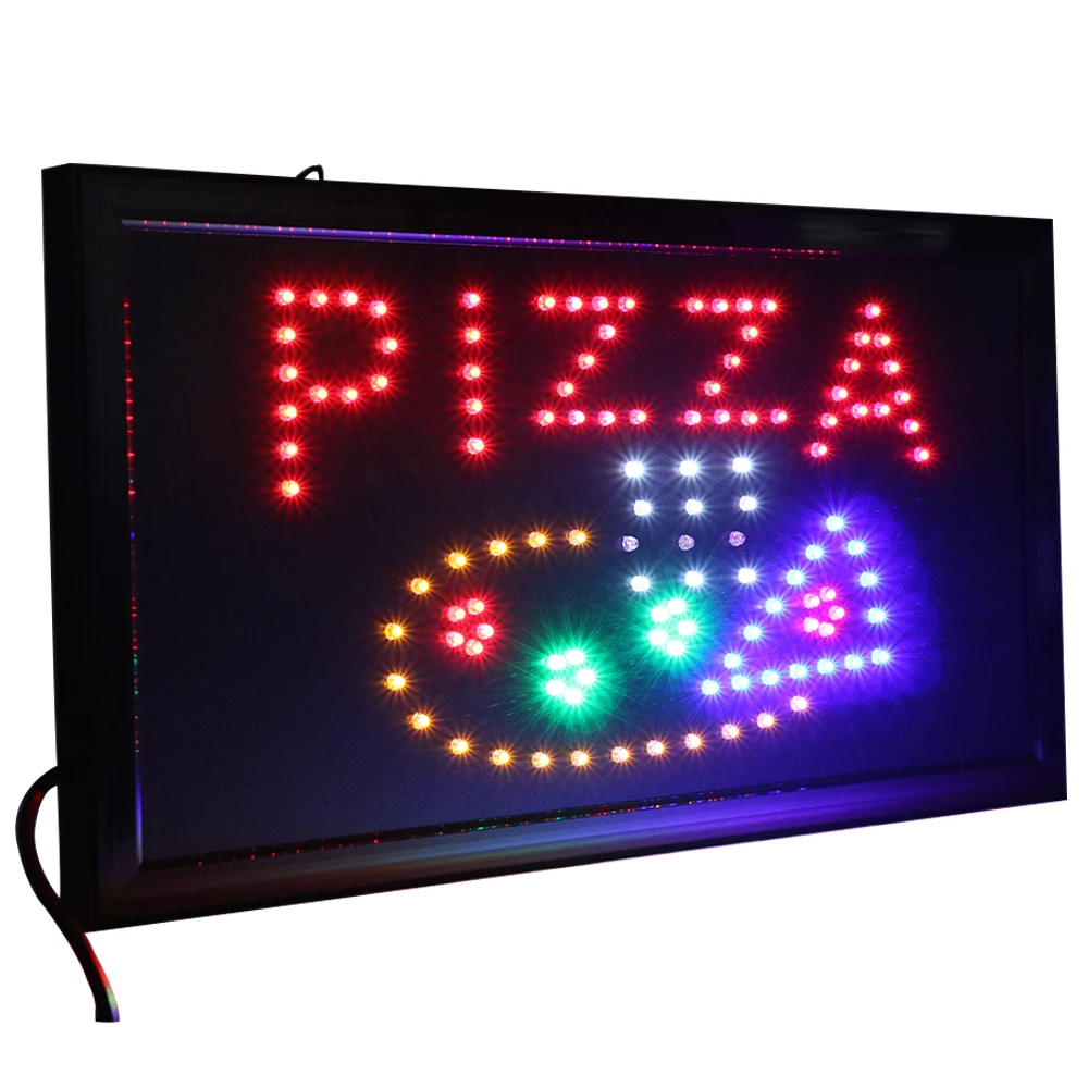 CHENXI 21 Styles Led Pizza Shop Open Neon Signs Indoor Animated Motion Running 19*10 Inch Pizza Store Food Display.
CHENXI 21 Styles Led Pizza Shop Open Neon Signs Indoor Animated Motion Running 19*10 Inch Pizza Store Food Display.