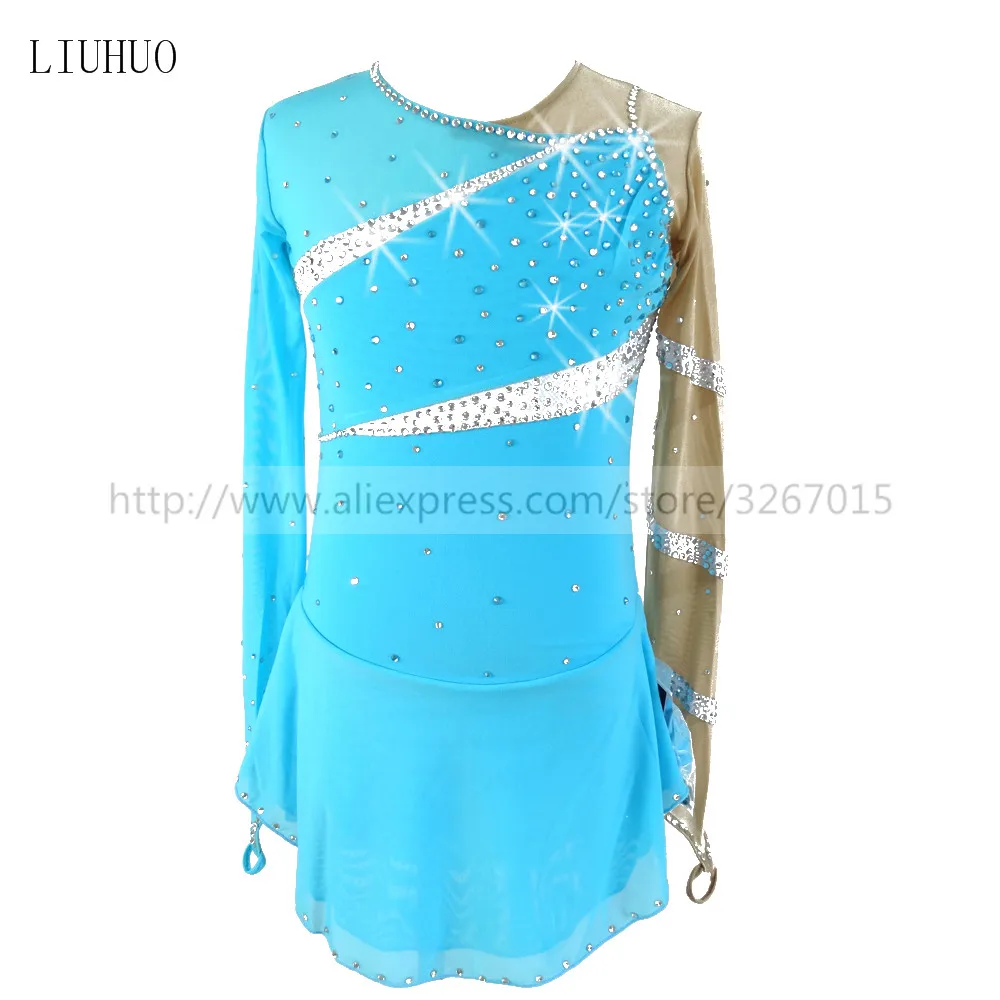 LIUHUO Women Girl Ice Figure Skating Dress Competition Performance Costume Dance Leotard Roller Adult Ballet Sky Blue Teen Kid
LIUHUO Women Girl Ice Figure Skating Dress Competition Performance Costume Dance Leotard Roller Adult Ballet Sky Blue Teen Kid