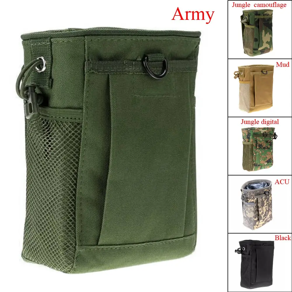 Military Molle Ammo Pouch Tactical Gun Magazine Dump Drop Reloader Pouch Bag Utility Hunting Rifle Magazine Pouch
Military Molle Ammo Pouch Tactical Gun Magazine Dump Drop Reloader Pouch Bag Utility Hunting Rifle Magazine Pouch